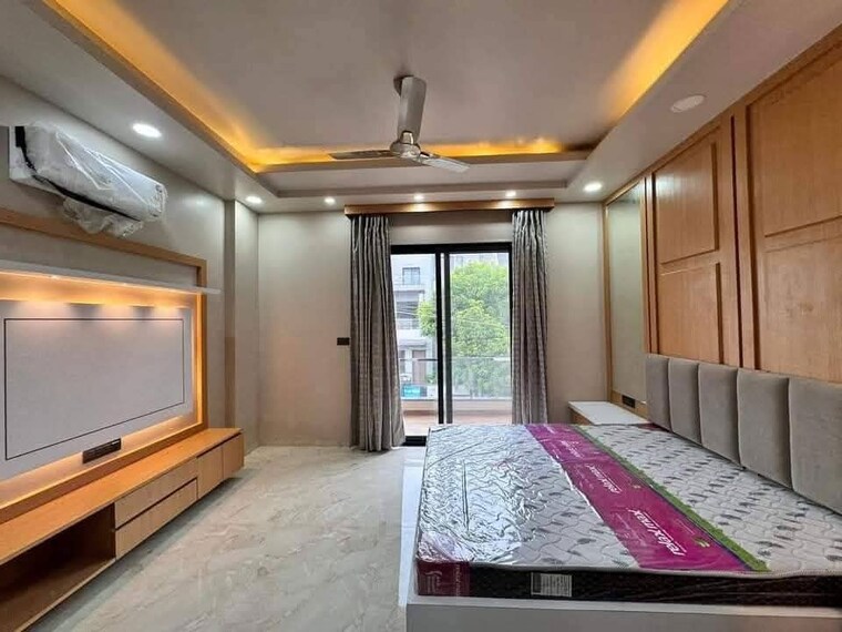 Bedroom, freedom fighters vihar 3 Bedroom 1600 Sq.Ft. Apartment In Freedom Fighters Vihar Delhi 10623332
