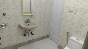 Bathroom in 3 BHK Builder Floor at Nehru Enclave – for Rent