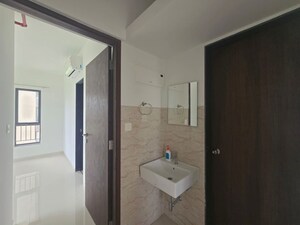 Bathroom in 2 BHK Apartment at Shapoorji Pallonji Joyville Hinjewadi, Hinjewadi – for Rent