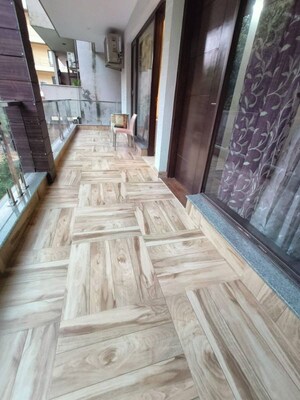 Balcony in 3 BHK Builder Floor at Sector 46 – for Rent