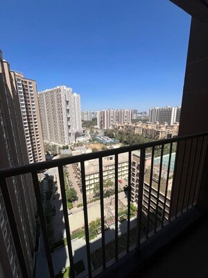 Balcony in 3 BHK Apartment at Godrej Green Vistas, Mahalunge – for Rent