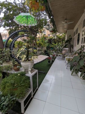 Balcony in 3 BHK Builder Floor at Sector 22 – for Rent