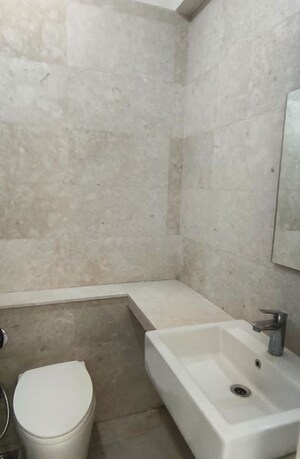 Bathroom in 3 BHK Apartment at Sheth Auris Serenity Tower 3, Malad West – for Rent
