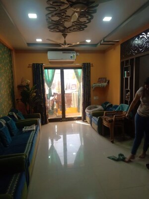 Living Room in 3 BHK Apartment at Chhani – for Sale