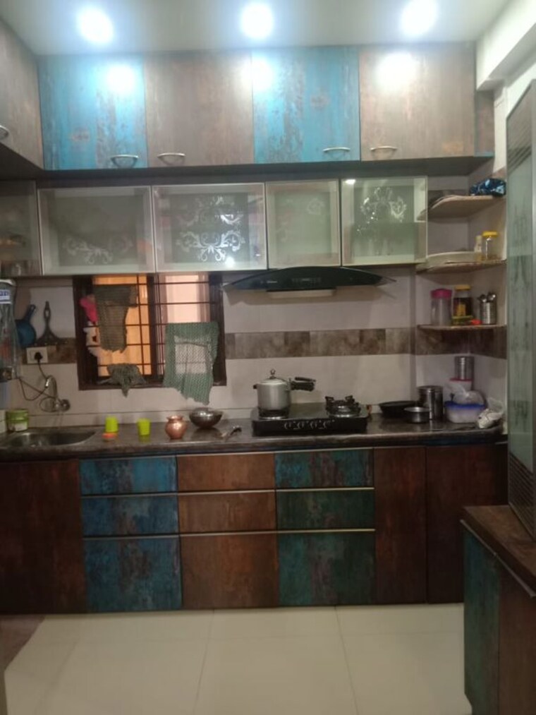 Kitchen, chhani 3 Bedroom 1500 Sq.Ft. Apartment In Chhani Vadodara 10623443