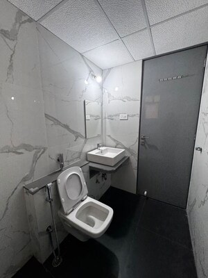 Bathroom in 3 BHK Apartment at Lohia Odela, Bavdhan – for Rent