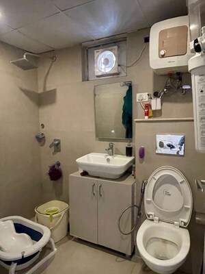 Bathroom in 3.5 BHK Apartment at Mittal Rajnagar Residency, Raj Nagar Extension – for Sale