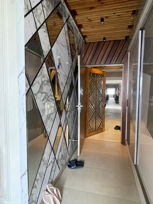 Staircase in 3.5 BHK Apartment at Mittal Rajnagar Residency, Raj Nagar Extension – for Sale