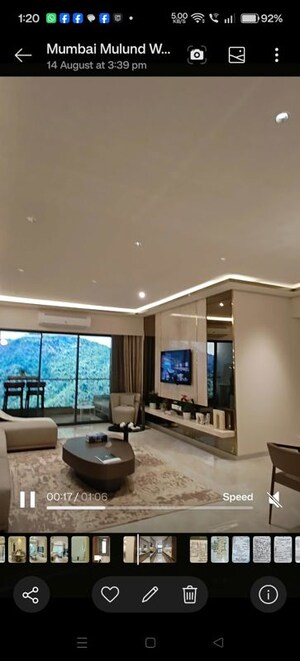 Living Room in 3 BHK Apartment at Prestige Forest Hills, Mulund West – for Sale