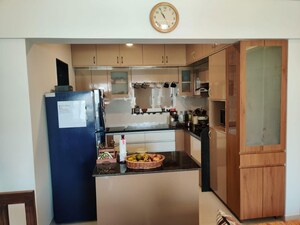 Kitchen in 3 BHK Apartment at Puranik Abitante, Bavdhan – for Rent