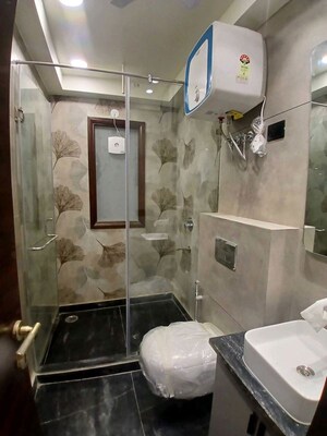 Bathroom in 3 BHK Builder Floor at Palam Vihar Residents Association, Palam Vihar – for Rent