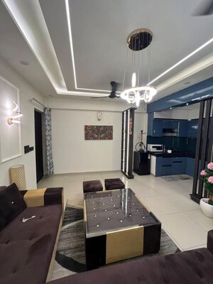 Team Area in 2.5 BHK Apartment at JKG Palm Resort, Raj Nagar Extension – for Rent