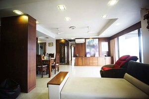 Living Room in 4 BHK Apartment at Satellite – for Sale