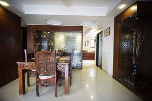 Living Room in 4 BHK Apartment at Satellite – for Sale