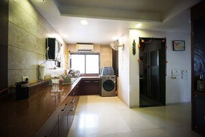 Living Room in 4 BHK Apartment at Satellite – for Sale