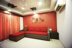 Bedroom in 4 BHK Apartment at Satellite – for Sale