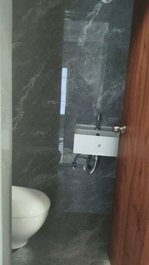 Bathroom in 1 BHK Apartment at Vridavan Elite, Vikhroli East – for Rent