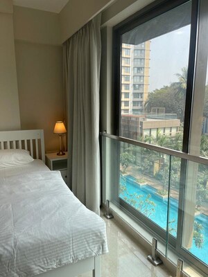 Bedroom in 3 BHK Apartment at Adani Ten BKC, Bandra East – for Rent