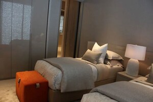 Bedroom in 3 BHK Apartment at Adani Ten BKC, Bandra East – for Rent