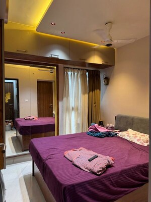 Bedroom in 1 BHK Apartment at Lodha Crown Quality Homes, Majiwada – for Rent