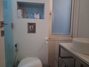 Bathroom in 3 BHK Apartment at Lodha Fiorenza, Goregaon East – for Rent
