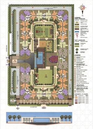Master Plan in 3 BHK Apartment at Supercity Mayfair Residency Phase II, Tech Zone 4 Greater Noida – for Sale