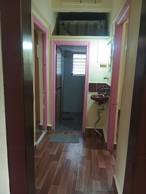 Bathroom in 1 BHK Apartment at Him Dhara Apartment, Shree Nagar – for Rent