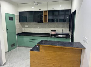 Kitchen in 3 BHK Apartment at Sola – for Sale