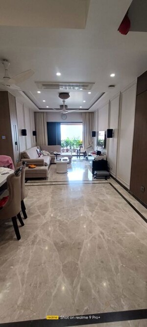 Living Room in 3 BHK Apartment at K Raheja Raheja Classique, Andheri West – for Rent