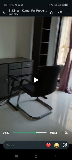 Staircase in 2 BHK Apartment at Raunak Park View, Ghodbunder Road – for Sale