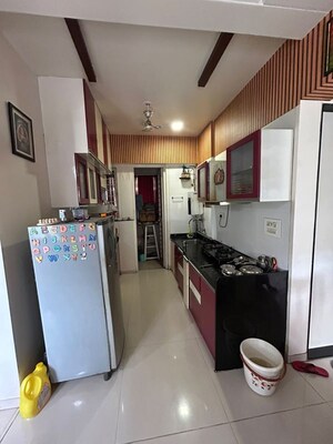 Kitchen in 2 BHK Apartment at Magarpatta City Cosmos, Magarpatta Road – for Rent