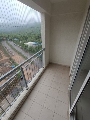 Balcony in 3 BHK Apartment at Godrej Emerald, Ghodbunder Road – for Rent