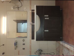 Bathroom in 3 BHK Builder Floor at Greater Kailash I – for Rent