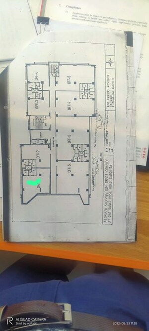 Floor Plan in  Office Space at Central Park – for Sale