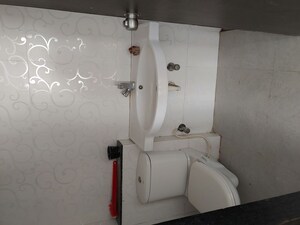 Bathroom in 1 BHK Apartment at Surana Saffron Avenue, Bavdhan – for Rent