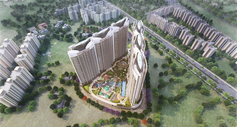 Exterior View, paradise-sai-world-empire 2 Bedroom 1490 Sq.Ft. Apartment In Kharghar Navi Mumbai 10624021