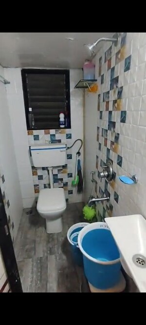Bathroom in 1 BHK Apartment at Mahim West – for Rent