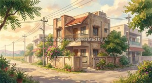  Independent House – Exterior View View at Jharasangam - for Sale