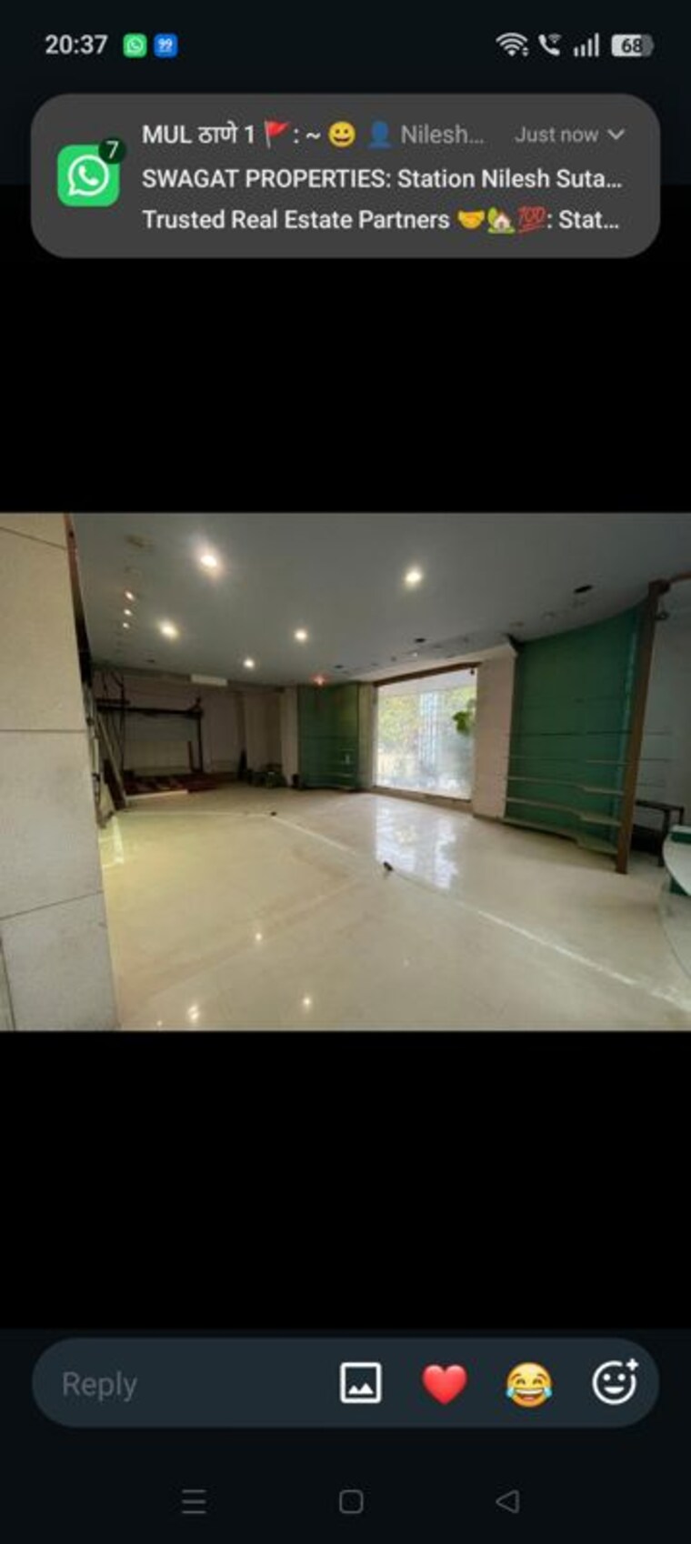 Room, lodha-supremus Commercial Office Space 600 Sq.Ft. In Wagle Industrial Estate Thane 10624301