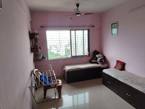 Living Room in 1 BHK Apartment at Haware Estate, Kasarvadavali – for Sale