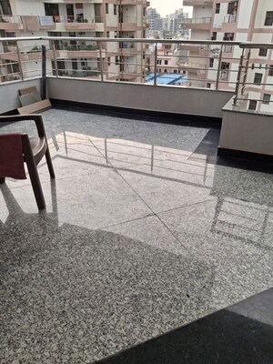 Balcony in 4 BHK Apartment at Motia Citi Royal Business Park, Ambala Highway – for Rent