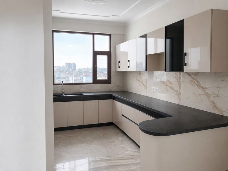 Kitchen, motia-citi-royal-business-park 4 Bedroom 3100 Sq.Ft. Apartment In Ambala Highway Zirakpur 10624278