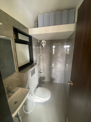 Bathroom in 2 BHK Apartment at Mehta Cornerstone, Kalyan West – for Rent