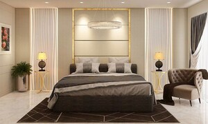 Bedroom in 2 BHK Apartment at West Center Meridian Courts, Kandivali West – for Sale