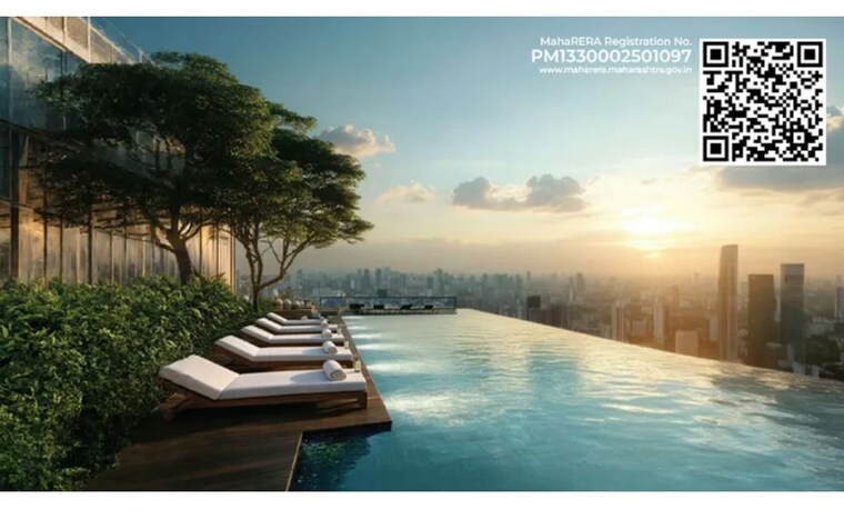 Swimming Pool, raheja-atlantis 3 Bedroom 1361 Sq.Ft. Apartment In Juinagar Navi Mumbai 10624429