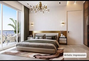 Bedroom in 3 BHK Apartment at Raheja Atlantis, Juinagar – for Sale