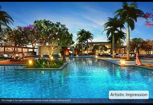 Swimming Pool in 4 BHK Apartment at Raheja Atlantis, Juinagar – for Sale