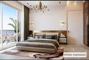 Bedroom in 4 BHK Apartment at Raheja Atlantis, Juinagar – for Sale