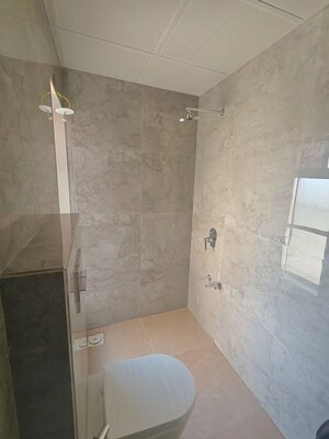 Bathroom in 2 BHK Apartment at Dosti West County, Balkum Pada – for Rent