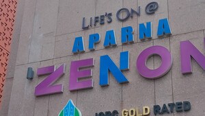 Floor Plan in 3 BHK Apartment at Aparna Zenon, Puppalaguda – for Sale